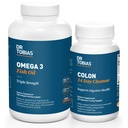 Dr. Tobias Omega 3 Fish Oil and Colon 14 Day Cleanse for Improved Digestion and Global Health