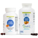 Core Med Science Liposomal Vitamina B-Complex &amp; Vitamina C 1000mg Soft Gels Bundle for Heart Health &amp; Immune System