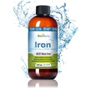 Suplemento de hierro líquido para mujeres - gotas de hierro sublingual de alta potencia - líquido vegano - sabor sin sabor - Suplemento Premium para hombres, mujeres y niños - 8 onzas - Nutrinoche