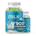 Colostrum Gummies for Kids Adults Elderly ← Colostrum Milk Protein Gummies with Vitamin B Complex ← Sugar Free 60 ct