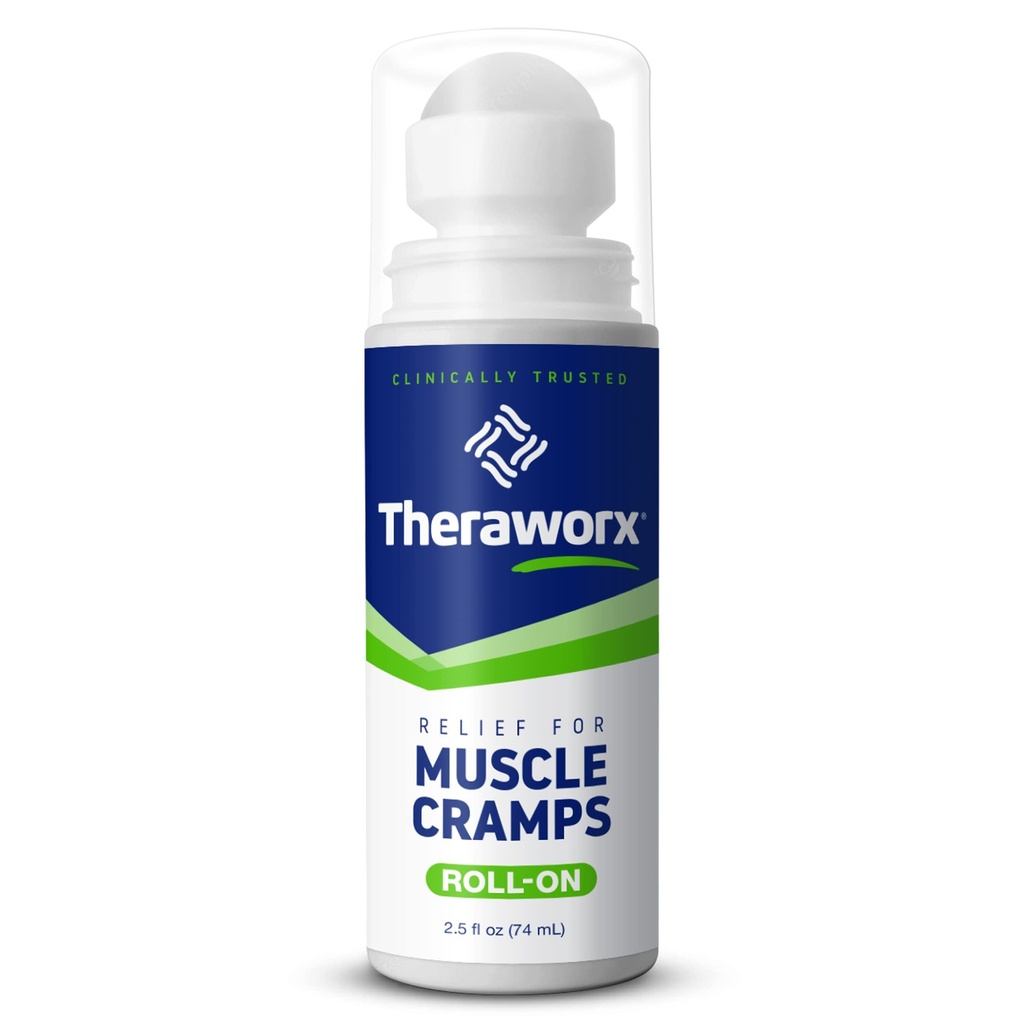 Theraworx Relief for Muscle Cramps Roll-On, 2.5 Oz (1 Count)
