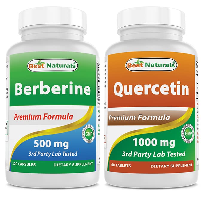 Mejores Naturales Berberina 500m &amp; Quercetina 1000 mg