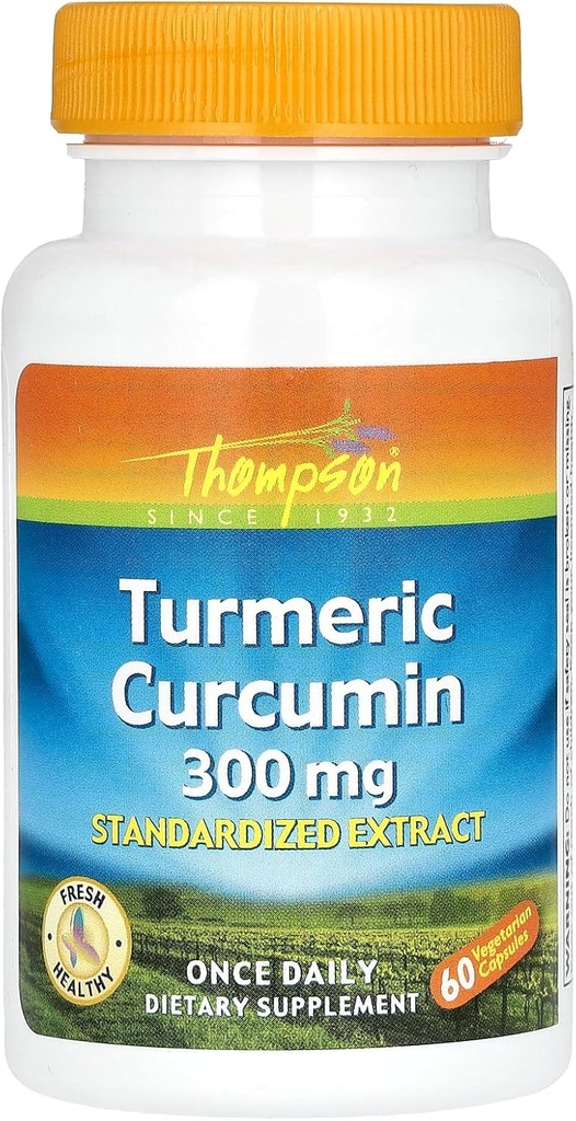 Extracto Turmérico 300mg Thompson 60 Caps