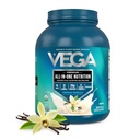 Vega All in One Nutrition Organic - 20g Plant-Based Pea Protein, Vanilla Francesa, 43 Servings, Vitaminas A &amp; C, Probiotics, Greens, Vegan, Keto, Gluten Free, 3,63lbs (Packaging May Vary)