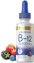 Carlyle Vitamina B12 Sublingual Liquid Drops TEN 10,000mcg TEN 2 fl oz TEN Vegetarian, Non-GMO, Gluten Free