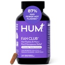 HUM Fan Club Menopause Probiotic Supplement, Estrogen Free Menopause Supplements for Women, Non Hormonal, Supports Energy " Hot Flashes, Grape Seed Extract " Siberian Rhubarb, 30 Vegan Capsules