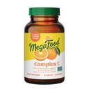 Complejo MegaFood C - Suplemento Vegan Immune Support con Vitamin C 250 mg, Hecho con Alimentos Reales Incluyendo Naranja, Arándano &amp; Arroz Marrón, Sin gluten, Kosher - 60 Tabletas, 60 Servimientos