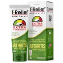 T-Relief Extra Strength Artritis Cream Arnica +12 Dolor Relieve Medicinas Naturales Ayuda Soothe Soreness Stiffness Aches " Pains in Joints Naturalmente - 3 oz