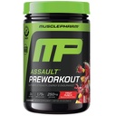 MusclePharm Assault Pre Workout Powder for Men &amp; Women – Energy & Strength Boost Pre-Workout Supplements with Beta Alanine, Caffeine, Creatine & Betaine Anhydrous – 30 Servings, Fruit Punch Flavor
