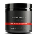 Toniiq 1600mg Resveratrol Blend - Ultra High Purity y 3rd Party Tested - con aceite MCT para la biodisponibilidad agregada - Optimal NAD Suplemento