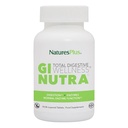 NaturesPlus GI Natural Total Digestive Wellness - 90 Bi-Layered Tablets - con L-Glutamina, Probióticos, Prebióticos & Enzymes - Gluten Free - 30 Servings