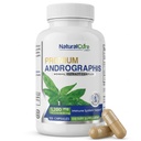 Natural Cure Labs Premium Andrographis Paniculata Extract 1,200mg con 100mg Andrographolides Capsules Vegan para Immune &amp; Digestive Support, Non-GMO, Gluten Free, Herbal Dietary Supplement
