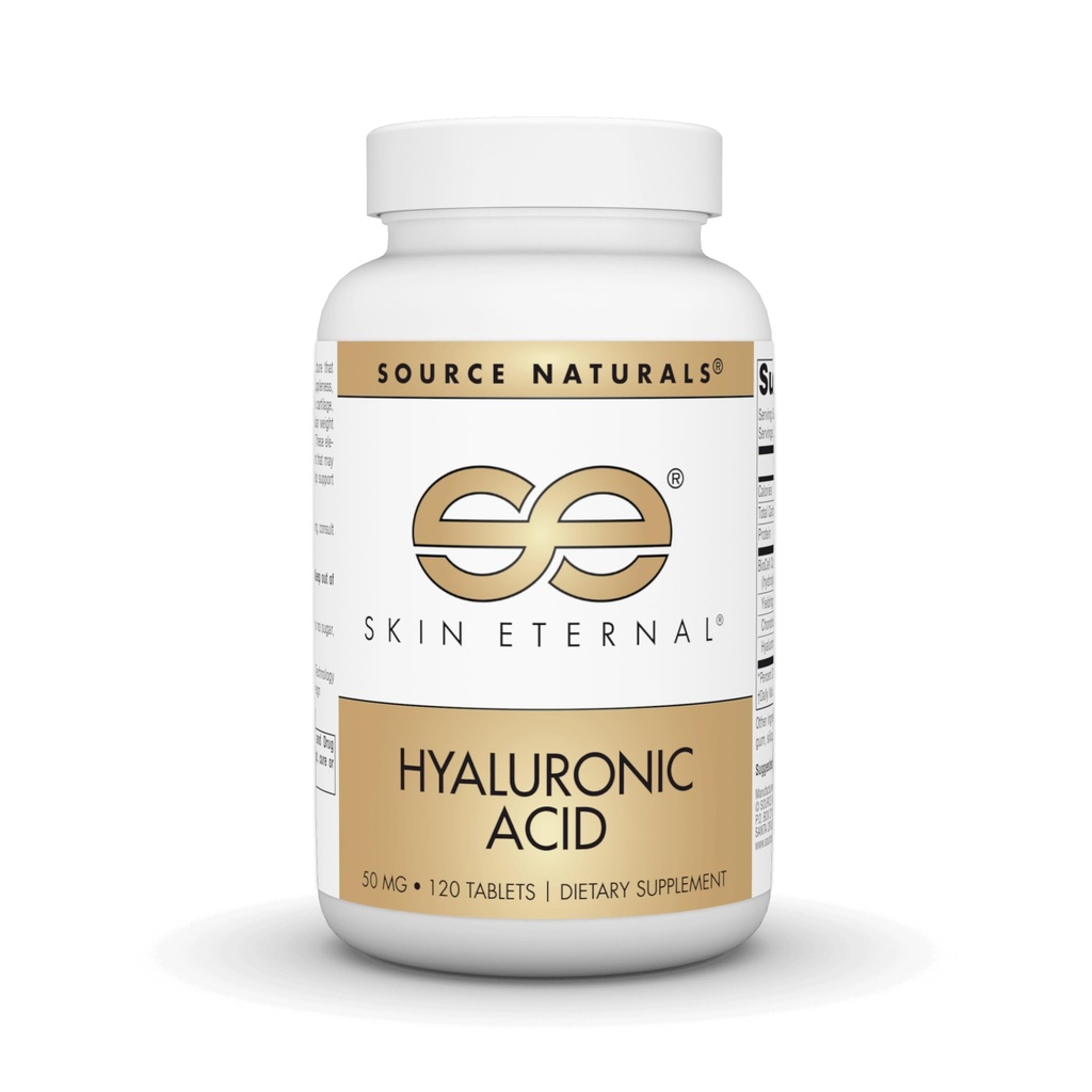 Fuente Naturales Esquí Eterna Ácido Hialurónico, 50 mg - 120 Tablas