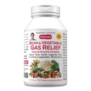 ANDREW LESSMAN Bean and Vegetable Gas Relief 60 Capsules - Natural Enzyme Complex Reduce Gas, Bloating from Beans, Cruciferous Vegetables, Fruits, Grains and Other Foods. Gentle and Effective