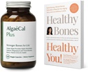 ALGAECAL Bundle Calcium Suplemento para Mujeres y Hombres Vitamina D3 & K2, Magnesio y Libro por Lara Pizzorno Huesos Saludables Usted, para Aumentar la Salud del Hueso, 1-Mes