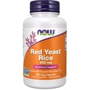 AHORA Suplementos, arroz de levadura roja 600 mg, Hecho con arroz de levadura roja orgánica, 120 cápsulas de veg