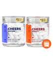 Cheers Liver Combo Silencioso Restaurar + Proteger Silencioso Su hígado &amp; Siéntete Mejor Después de Beber DHM, L-Cysteine, Milk Thistle, Prickly Pear, B-Vitamins  12 Doses Restaurar, 30 Doses Proteger Silenciosos Suplementos