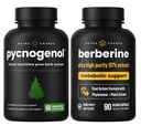 NutraChamps Circulatorio Completo &amp; Boost Metabólico : Pycnogenol &amp; Berberine Duo