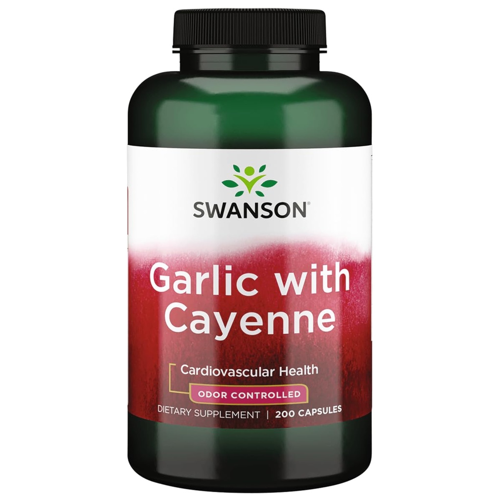 Ajo Swanson con Cayenne 200 cápsulas