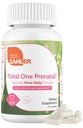 Zahler - Total One Prenatal Vitaminas para Mujeres (60 Conde) Daily Multi Vitamina Prenatals con ácido fólico, hierro, zinc &amp; 19 Otras vitaminas esenciales &amp; Minerales - Kosher Pre Natal Multivitamin Capsules