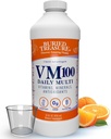 Tesoro enterrado VM100 Daily Multi - 32 Serviciones, Vitaminas líquidas Suplemento Minerales con Copa de Dose