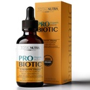 Probiótico líquido para Mujeres, Hombres, Niños, Probiótico Toddler: USDA Probióticos Orgánicos, Líquido Probiótico Vegano " Alfalfa Blend + Acidophilus para Salud Gut, Probióticos Orales Libres, Probióticos Orales No GMO
