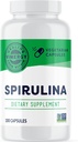 Vimergy Spirulina Capsules – Concentrated Plant Protein Supports Immune Health & Cardiovascular Function – Vegan, Kosher, Gluten-Free – 180 cápsulas