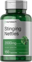 Horbäach Stinging Nettle Capsules 2000mg ← 150 Conde ← Herbal Leaf Extract Suplemento No GMO, Gluten Free