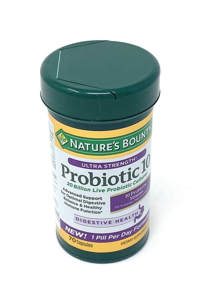 Bounty Ultra Strength Probiotic 10, 70 cápsulas
