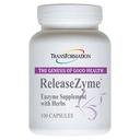TRANSFORMACIÓN LA GENESIS DE LA BUENA SALUD Enzymes ReleaseZyme Blend Supplement with Natural Herbs, Advanced Digestive Support Formula with Protease, Helps Break Down Proteins, Plant Based Enzymes, 100