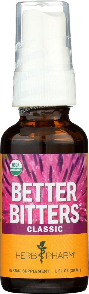 Herb Pharm Mejor Bitters Certified Organic Digestive Bitters, Classic, 1 onnce