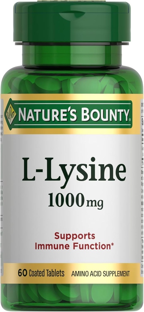 Bounty L-Lysine, 1000mg, 60 Tablets