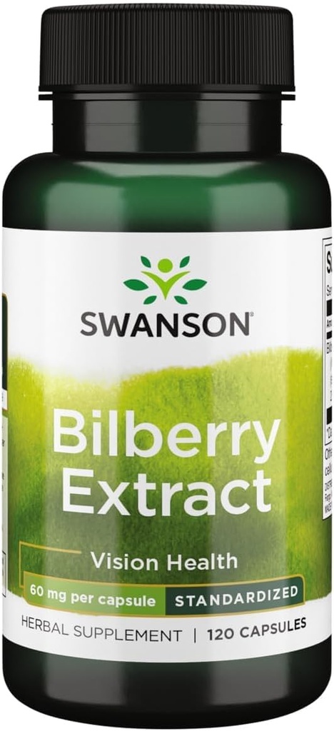 Extracto de frambuesa Swanson (Standardized) 60 Milligrams 120 Capsules