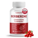 Berberine 14-in-1 Suplemento con Ceylon Cinnamon Apple Sider Vinegar Turmeric Bitter Melon Holy Basil Milk Thistle Fenugreek Gymnema Banaba - Made in The USA