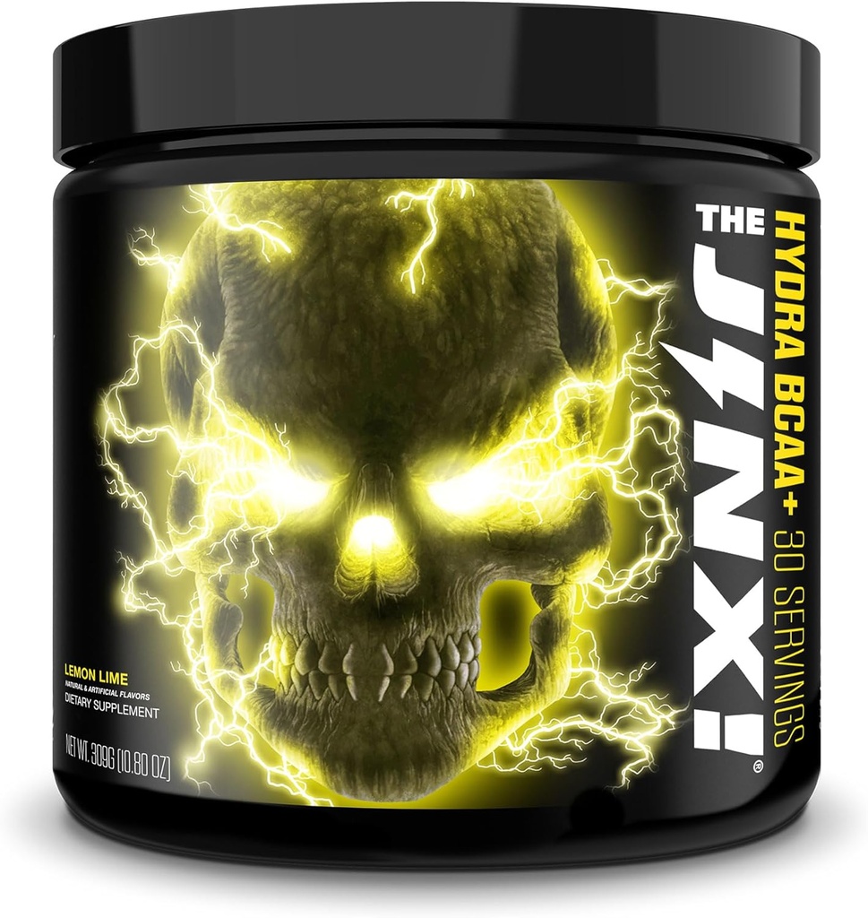 ¡JNX lanza el Jinx! Hydra BCAA+ Post Workout Recovery Drink - Hydration with Electrolytes for Men &amp; Women - 30 Serving, Lemon Lime