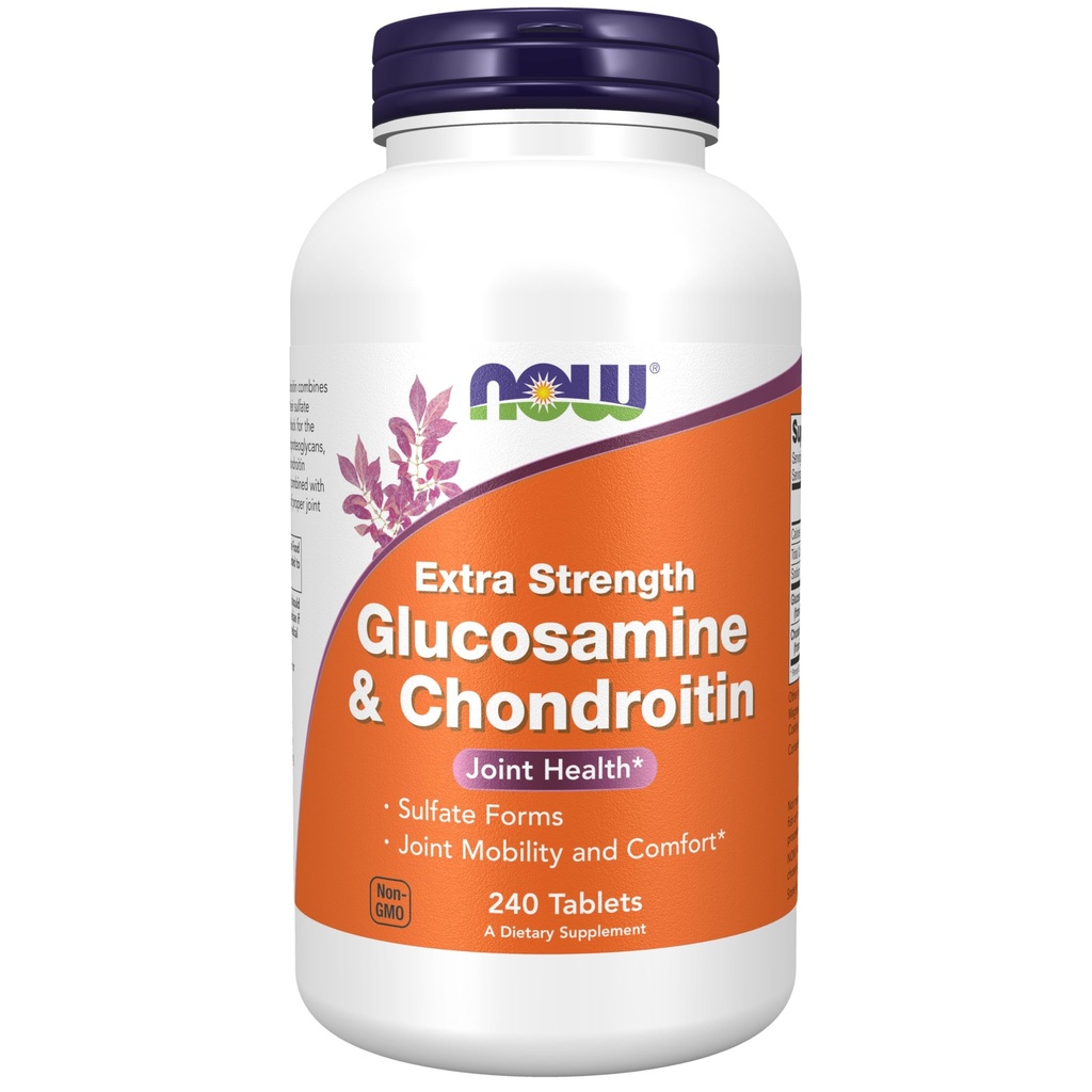 AHORA Alimentos Suplementos, Glucosamina " Condroitina Extra Strength, Sulfate Forms, 240 Tablets