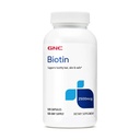 GNC Biotina 2500mcg Suplemento, soporta el cabello sano, la piel y las uñas, 120 Actuaciones