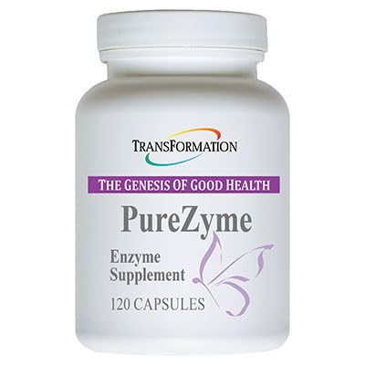 TRANSFORMACIÓN LA GENESIS DE LA BUENA SALUD - Purezyme High-Potency Protease Blend Enzyme Suplemento, Physician Recomendado - Fórmula avanzada para la máxima Nutrientes Digestión " Salud Gut, 120 cápsulas