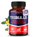 Tribulus Terrestris 98% Saponins - Fórmula 12-en-1 mejorada con Yohimbine, Red Panax Ginseng, Ashwagandha para la energía, resistencia y resistencia* - Hecho en los EE.UU.