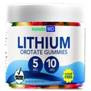 Lithium Orotate 5mg 10mg  for Men Women Kids ← Lithium Orotate clinicly Studied Chelated High Biovalable ← 3 Flavors Sugar Free Vegan Gummies 60 ct