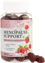 Suplementos de menopausia para Gummies - Menopause Relief Gummy, Full Natural Mild Hot Flashes &amp; Night Sweats Support, Multi-Benefit Support for Balance &amp; Energy, Gluten-Free - 60 Gummies