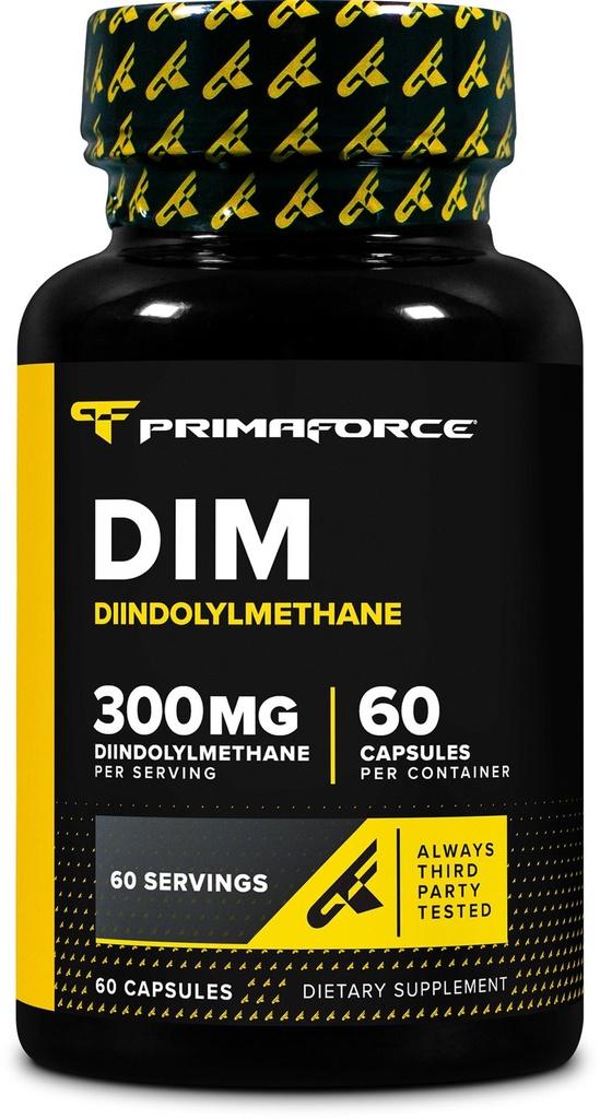 Suplemento de DIM Primaforce (Diindolylmetano) 300 mg, 60 cápsulas