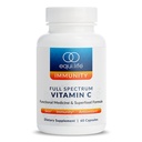 Suplemento de vitamina C con quercetina, Hibiscus y Rutina, Fórmula Antioxidante de base vegetal, libre de gluten, soya y lácteos, libre sin GMO, fácil de usar, 60 cápsulas
