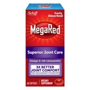 Omega-3 Krill Oil and Joint Supplement - Megared Joint Care 60 softgels - EPA/DHA ácidos grasos, Antioxidantes, ácido hialurónico, No pescado burp aftertaste as with Fish Oil
