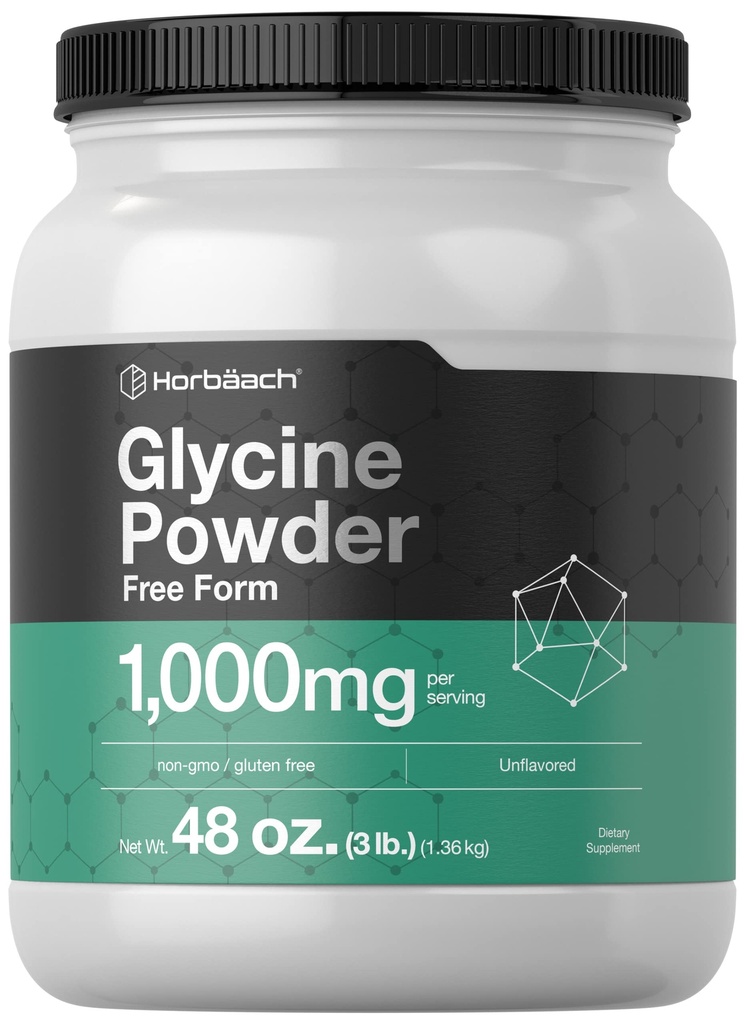 Horbäach Glycine Powder 3 lbs ← Formulario libre Suplemento Silencio Unflavored Powder  Vegetarian, Non-GMO, Gluten Free