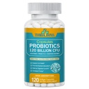 Probióticos 120 Billones CFU-36 Strains + Prebióticos Orgánicos + Suplemento Alimentario Integral Natural para Ultimate Gut Health Support- 120 Softgels, 60 Day Supply
