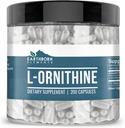 Elementos terrestres (200 capsules L-Ornithine HCl, Amino Acid, Protein Synthesis