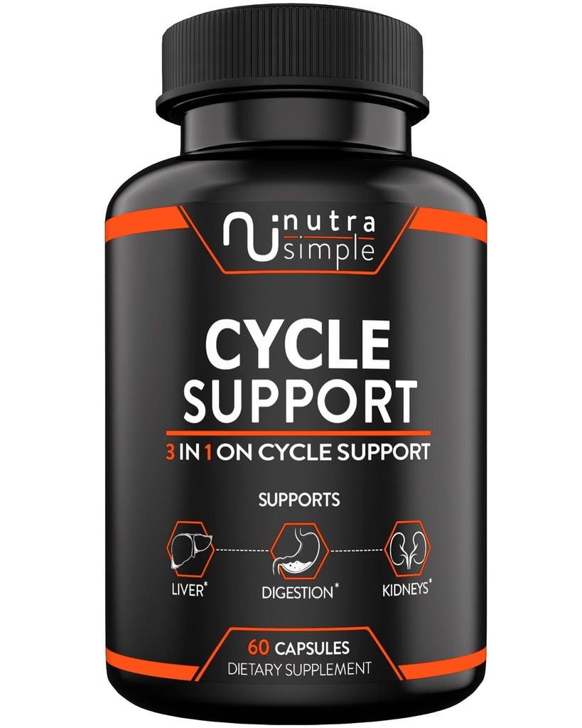 Ciclo de apoyo suplemento para hombres " mujeres - Natural Liver Cleanse Detox " Reparación - Gut Health " Kidney Support with Milk Thistle, Beet Root, Dandelion, Choline, Artichoke Extract - 60 cápsulas
