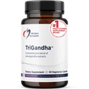Diseños para Salud TriGandha - Triple Ashwaganda Root &amp; Leaf Extract Adaptogenic Supplement - Vegan Pills, Non-GMO (30 cápsulas)