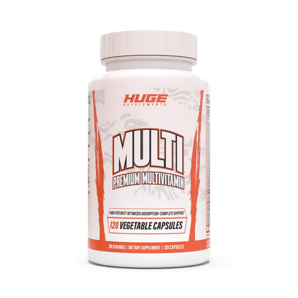 Multi, Multivitamina para Hombres, Fórmula de alto rendimiento All-in-One para Athletes & Bodybuilding, Vitamina &amp; Mineral Replenishment, Soporta Sistema Inmunitario &amp; Niveles de hormonal saludables (120 cápsulas)